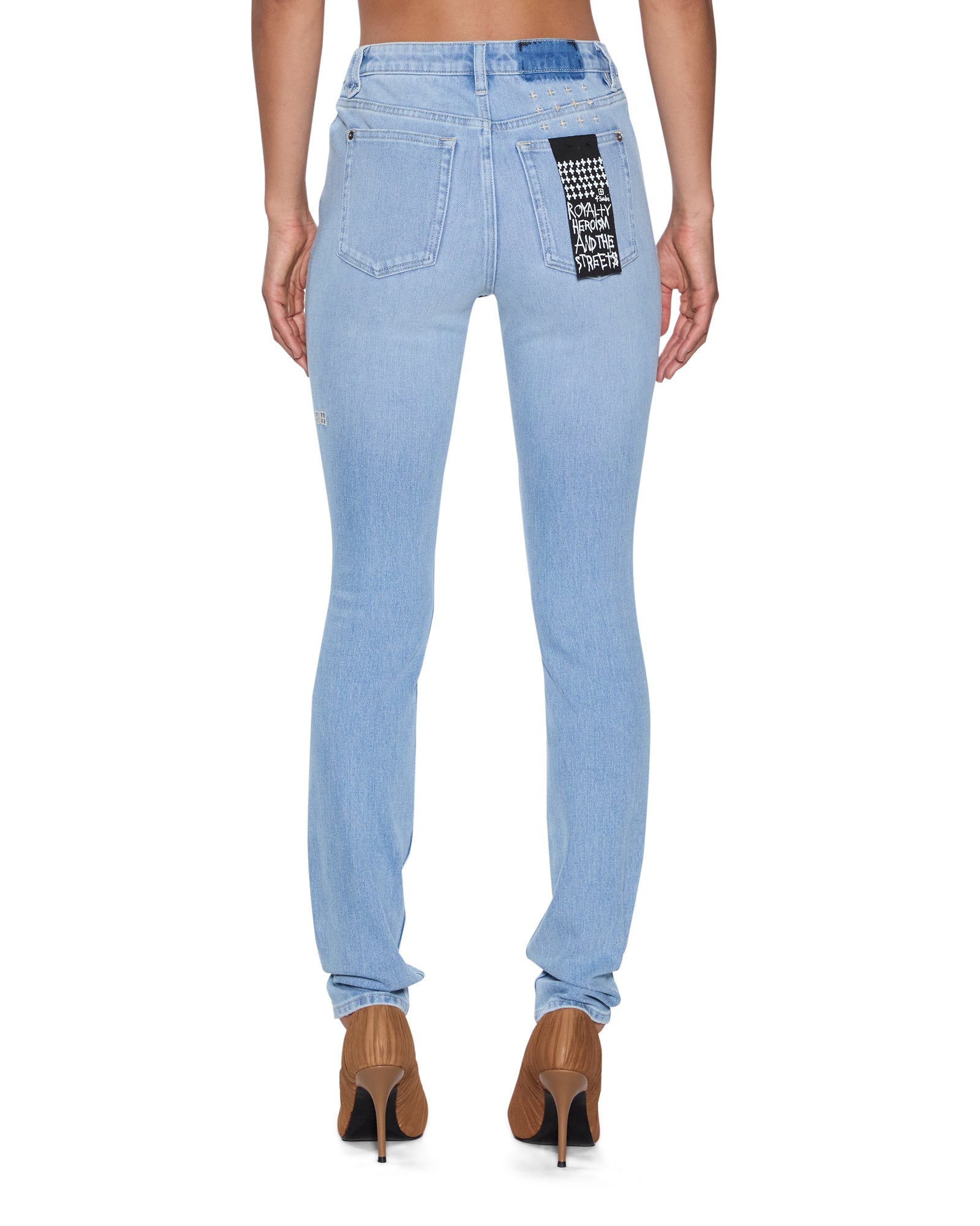 Womens Spray On Xtra Deja Vu Skinny Denim Jeans