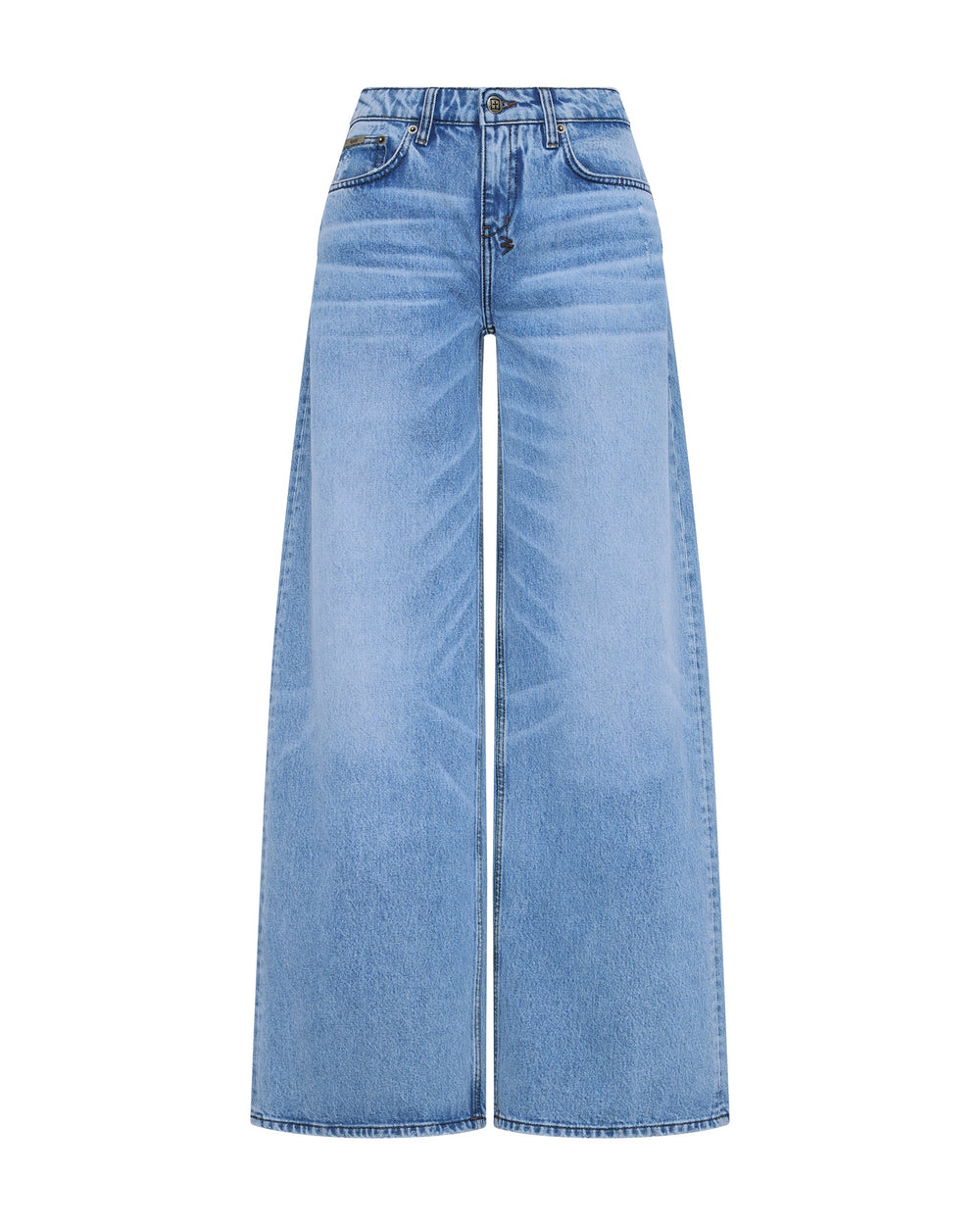 Womens Dropout Jean Mercer Blue Relaxed Denim Jeans