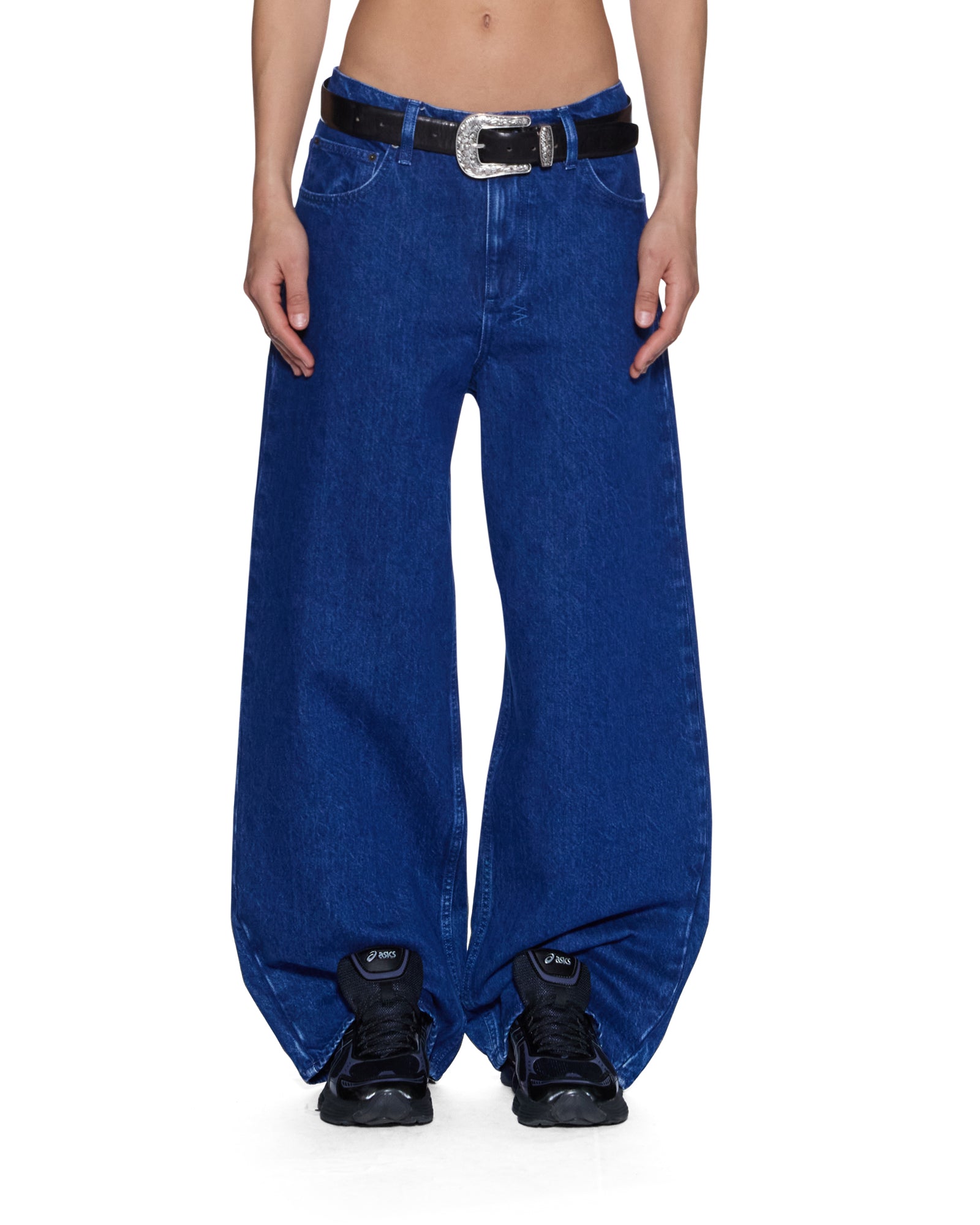 Womens Ksuper Marine Baggy Denim Jeans
