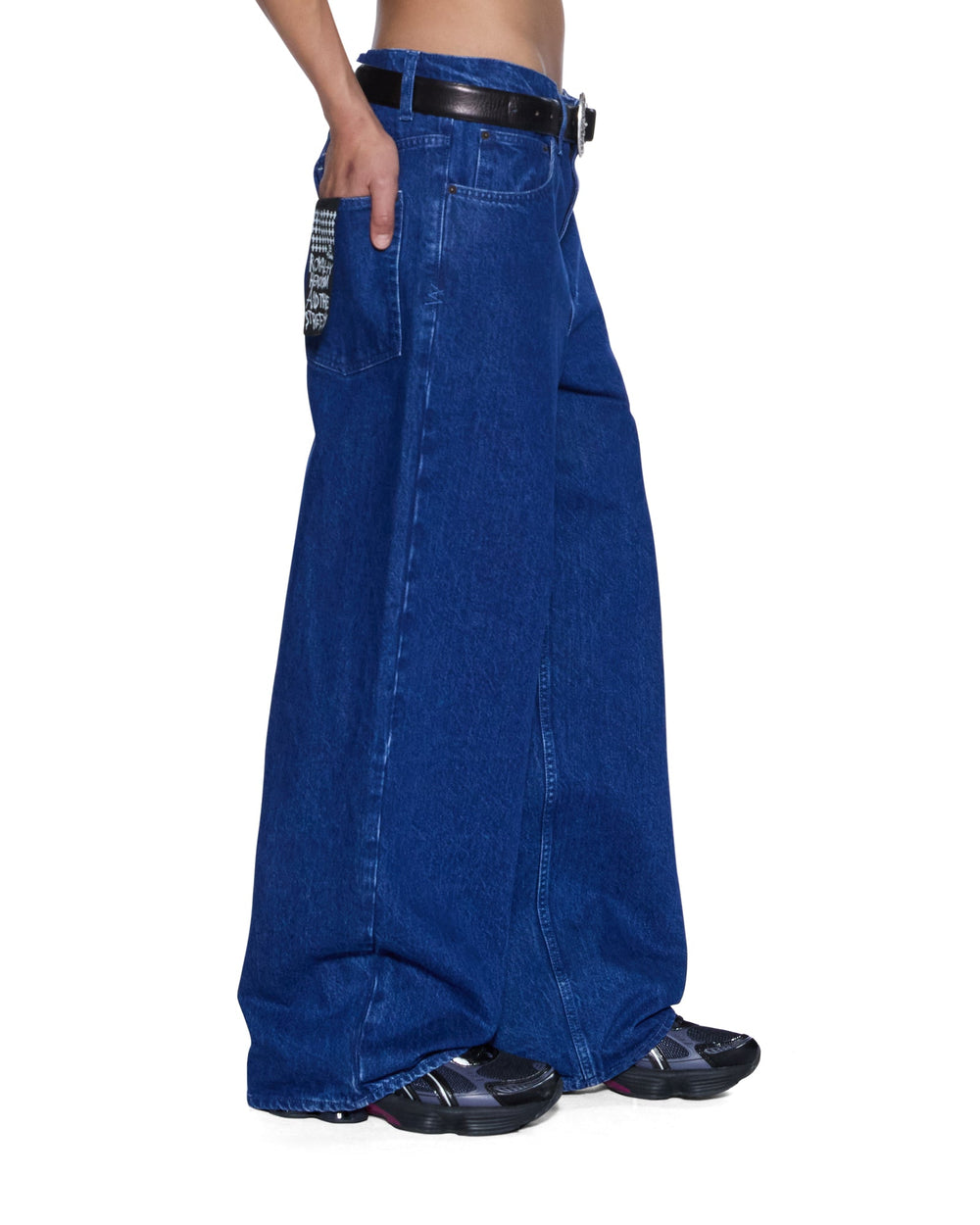 Womens Ksuper Marine Baggy Denim Jeans