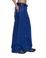 Womens Ksuper Marine Baggy Denim Jeans