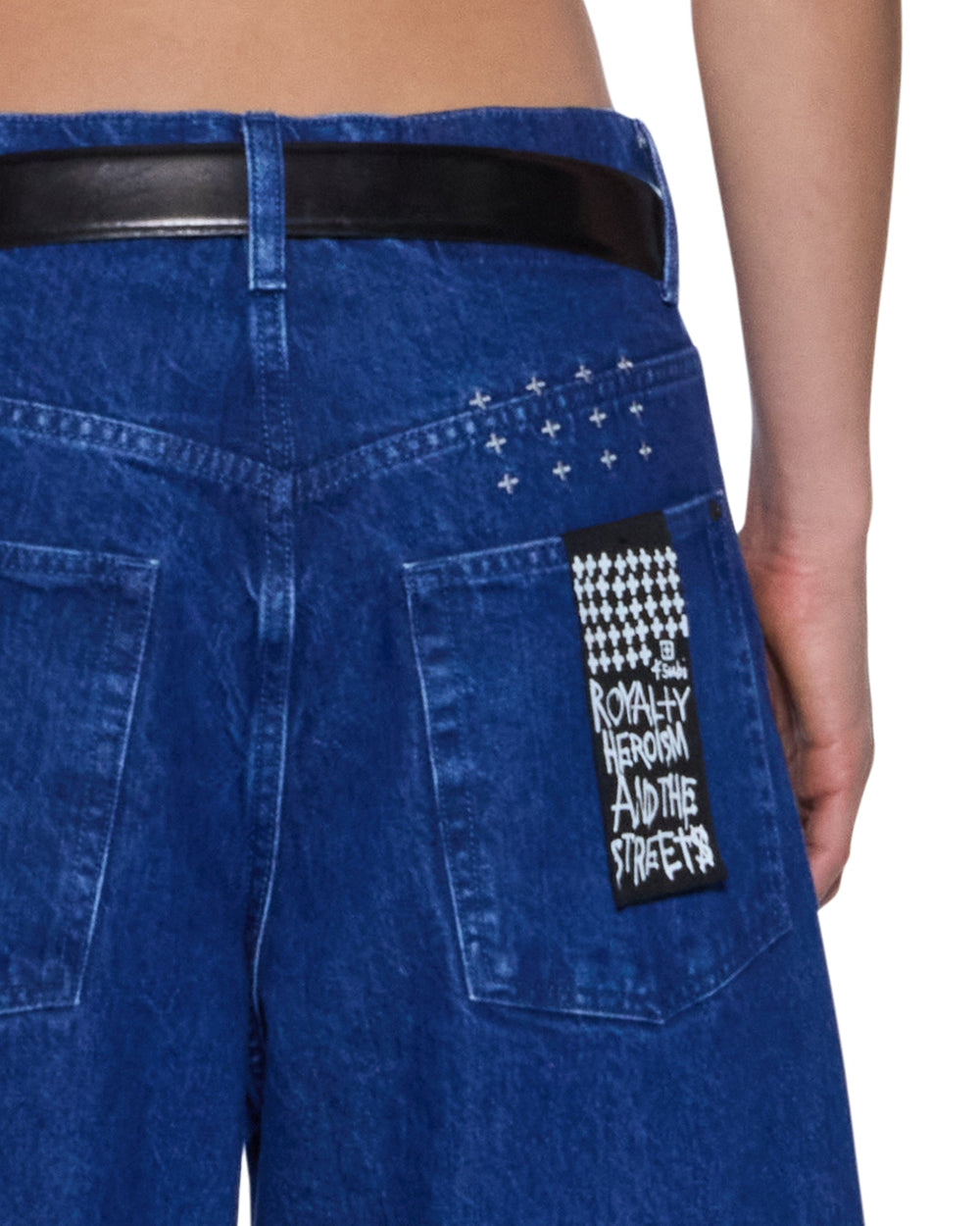 Womens Ksuper Marine Baggy Denim Jeans