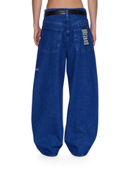 Womens Ksuper Marine Baggy Denim Jeans