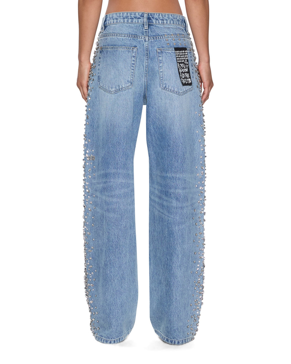Womens Low Rider Kulture Krystal Relaxed Denim Jeans