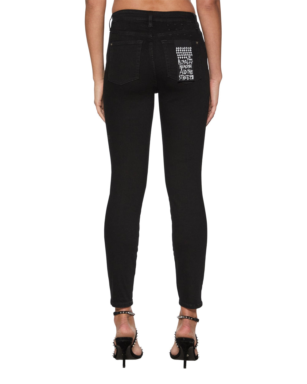 Buy Spray On Jet Black Super Skinny Jeans KSUBI