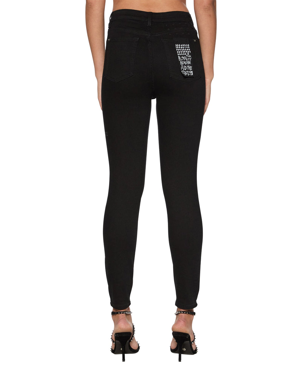 Buy Hi N Wasted Jet Black Super Skinny Jeans KSUBI