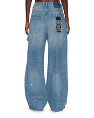 Womens Ksuper Surge Trashed Baggy Denim Jeans