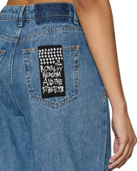 Strider Wide Leg Jeans Heritage - Blue Denim