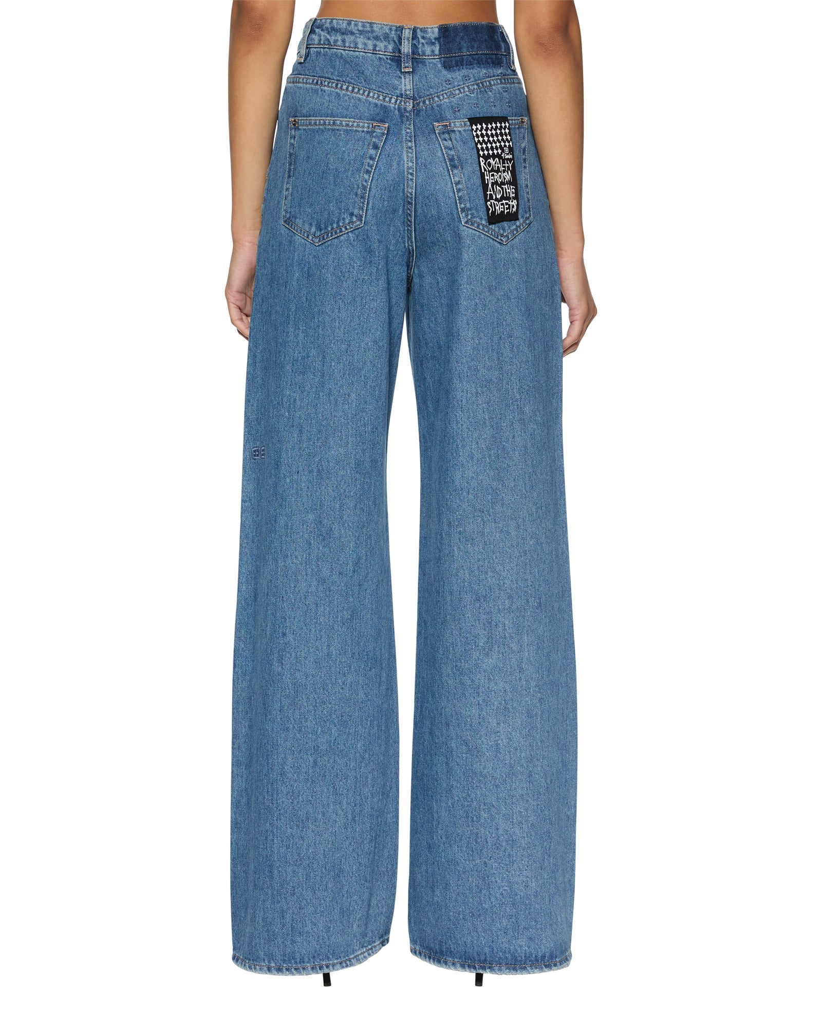 Strider Wide Leg Jeans Heritage - Blue Denim