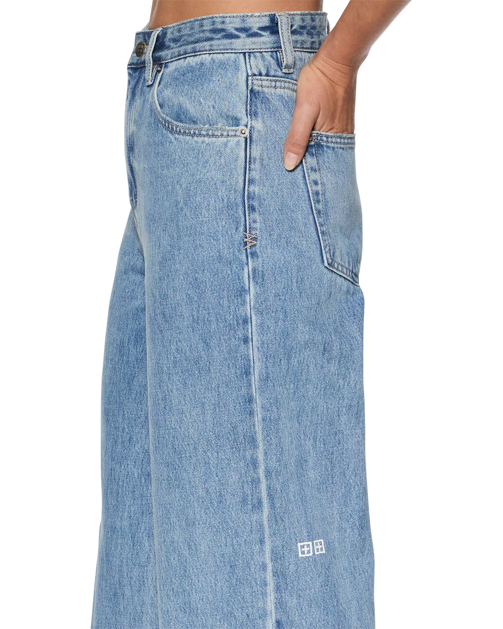 Buy Strider Authentik Wide Leg Denim Jean KSUBI