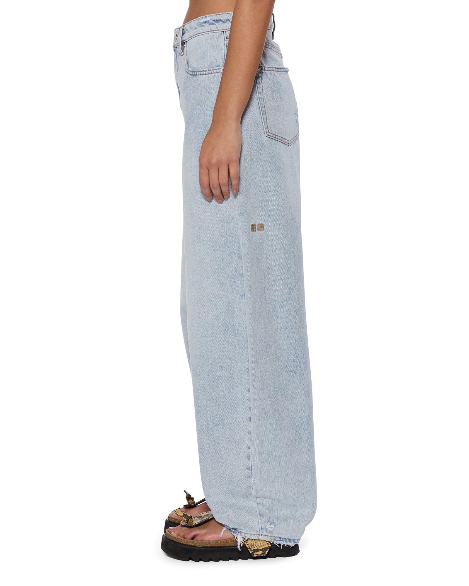 Womens Barrel Jean Statik Barrel Leg Denim Jeans