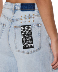 Womens Barrel Jean Statik Barrel Leg Denim Jeans