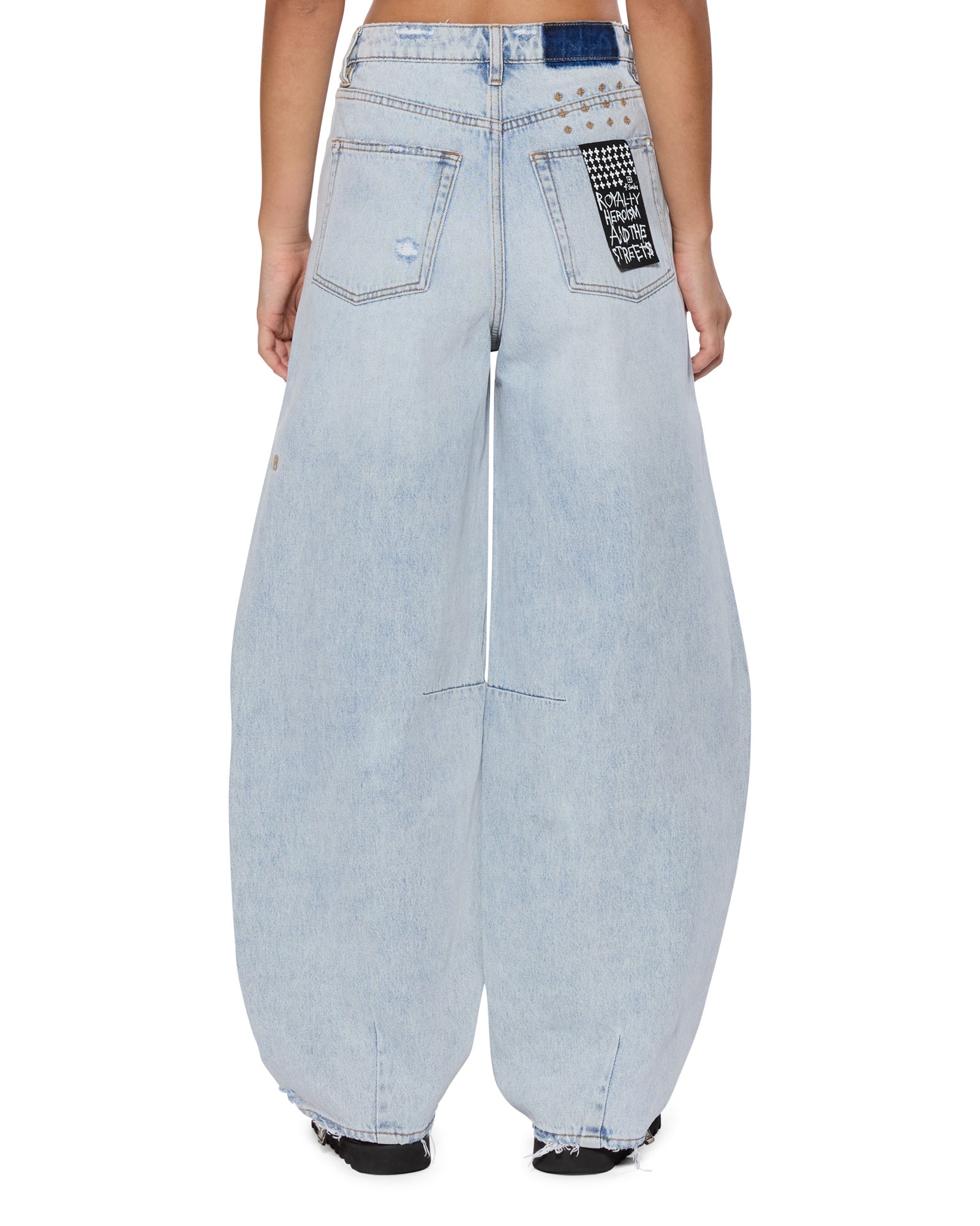 Womens Barrel Jean Statik Barrel Leg Denim Jeans