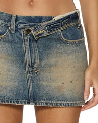 Womens Micro Mini Skirt Flip Dune Skirts