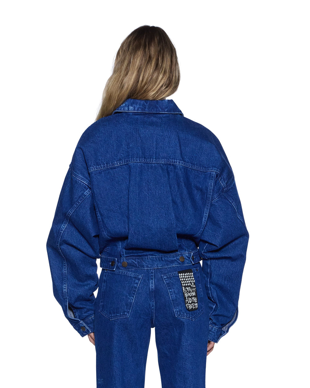 Womens Relax Trucker Jacket Marine Jackets