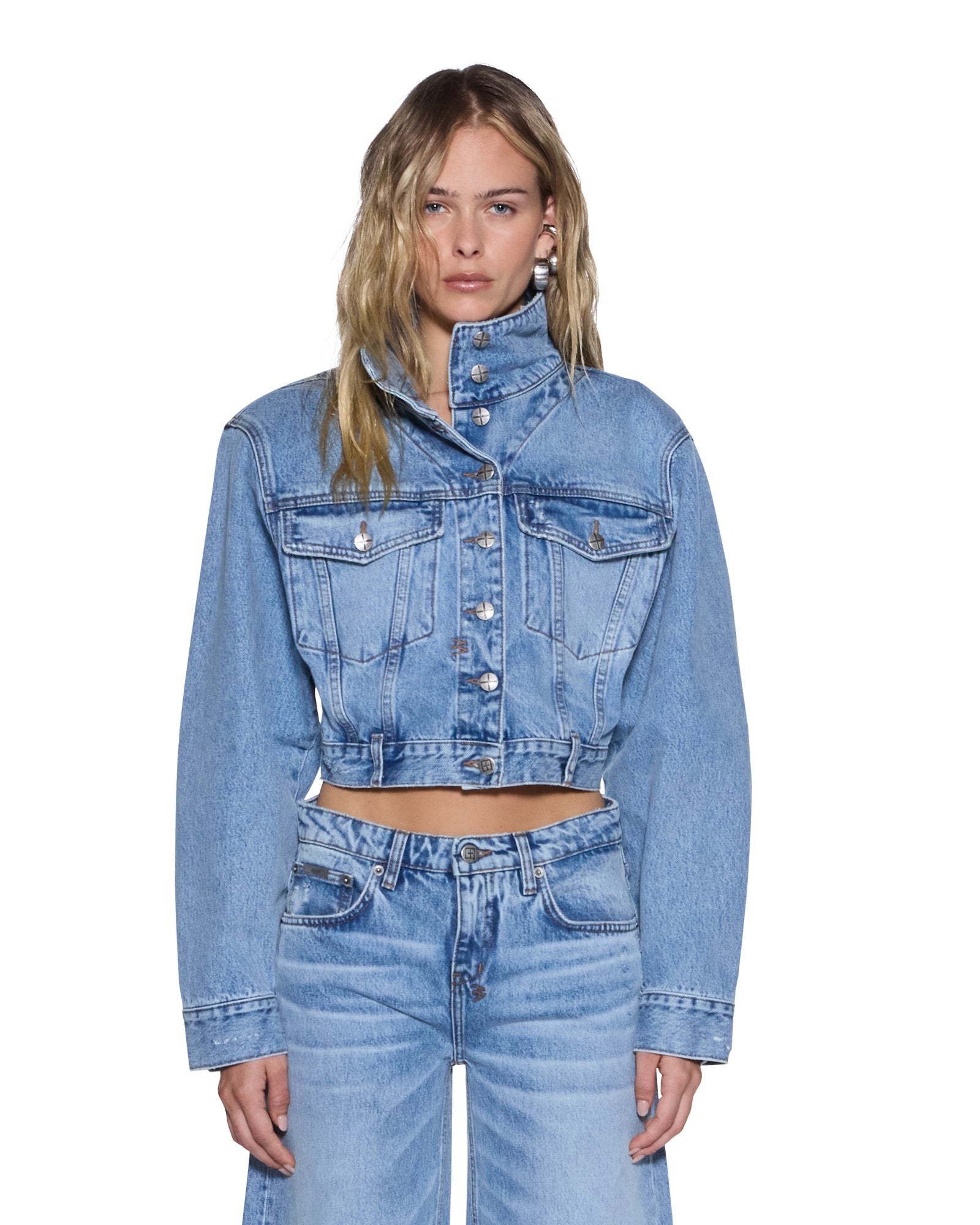 Womens Headline Jacket Mercer Blue Jackets