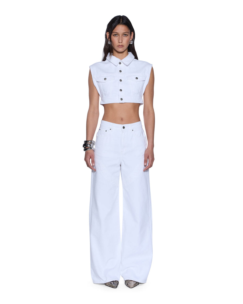 Womens Trucker Vest Fresh Fashion Tops