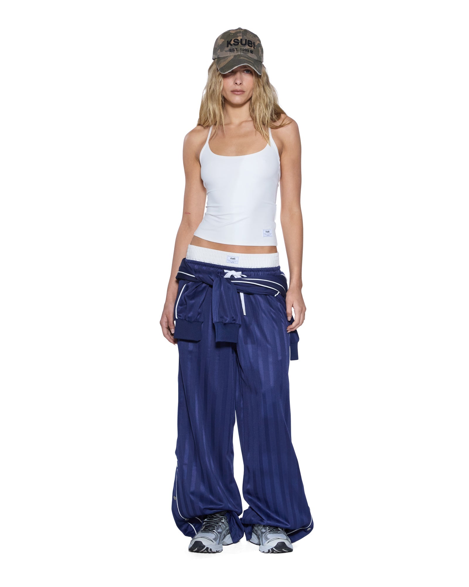 Womens Cami Tank Vintage White Tees