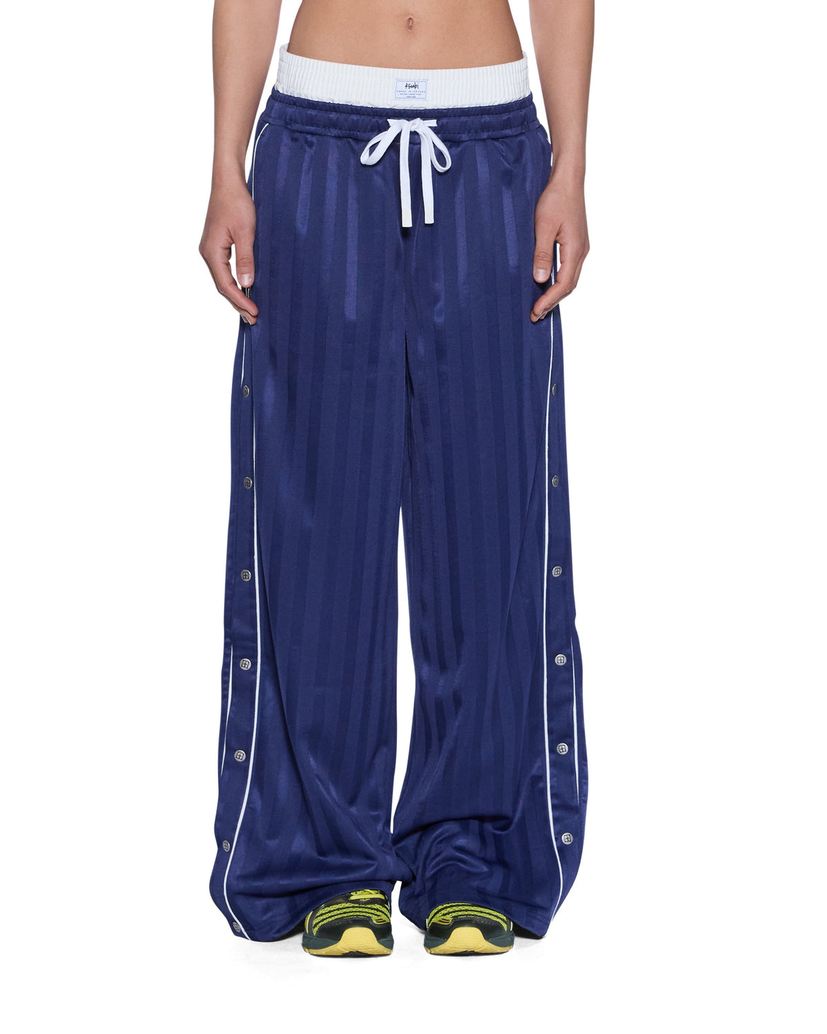 Womens Stacked Origin Trakpant Navy Pants