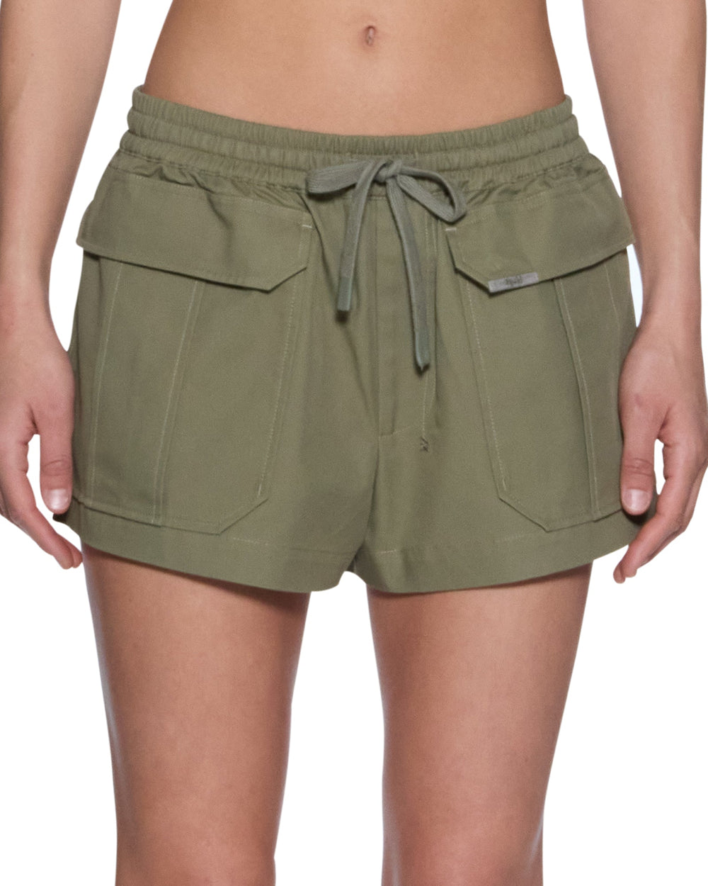 Womens Harper Shorts Khaki Walkshorts