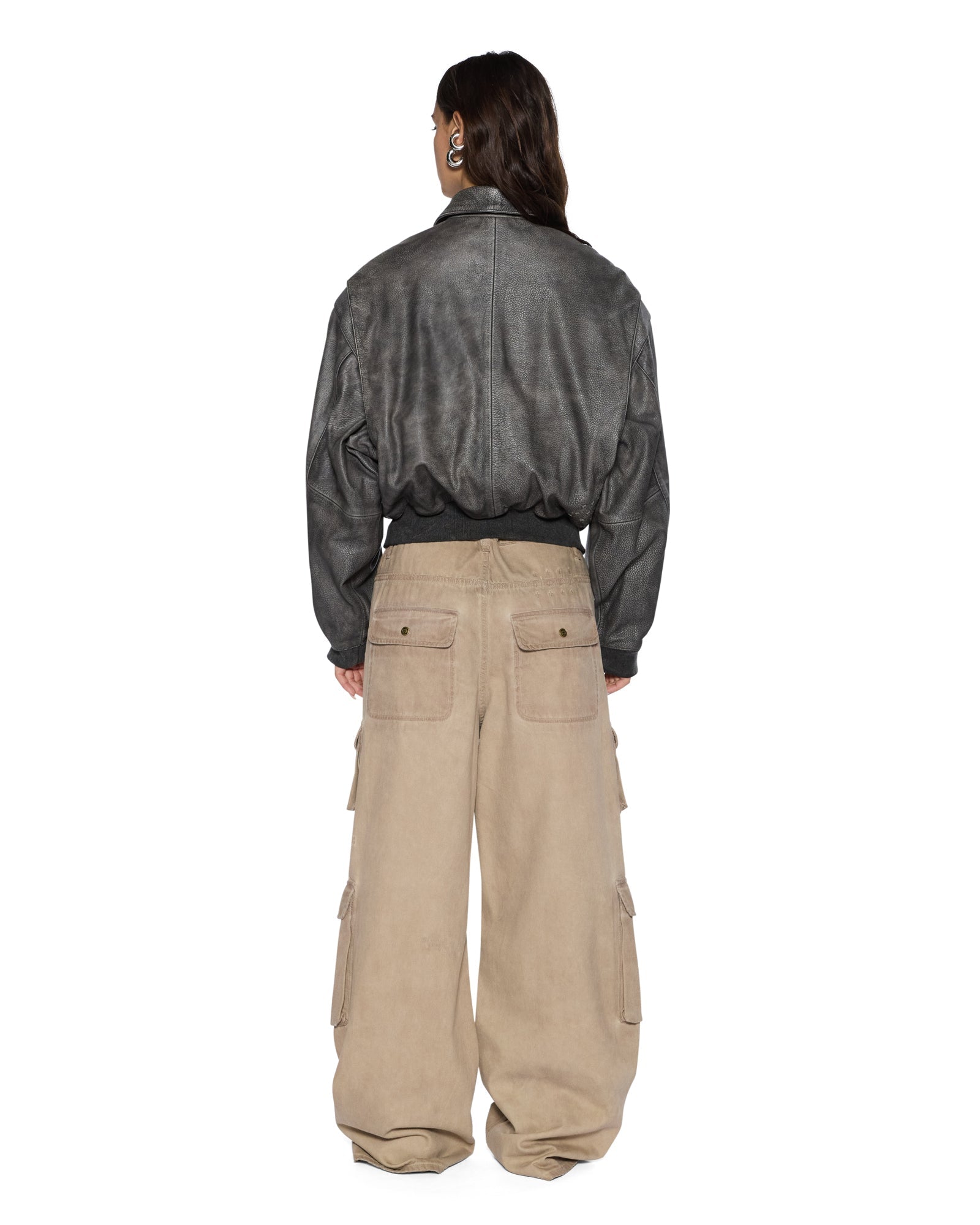 Womens Highway Bomber Vintage Black Jackets