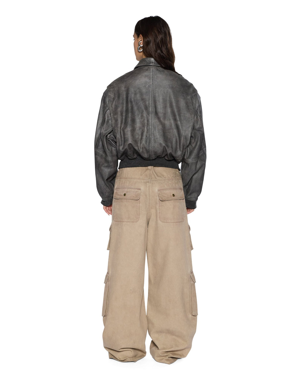 Womens Highway Bomber Vintage Black Jackets