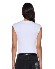 Staple Short Sleeve Full Length Tee - White