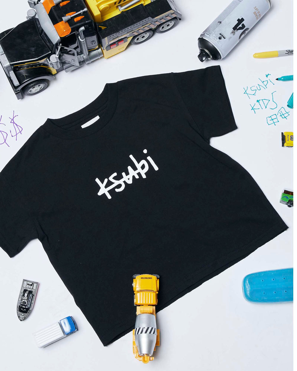 1999 Lil Biggie Short Sleeve Kids T-shirt - Black