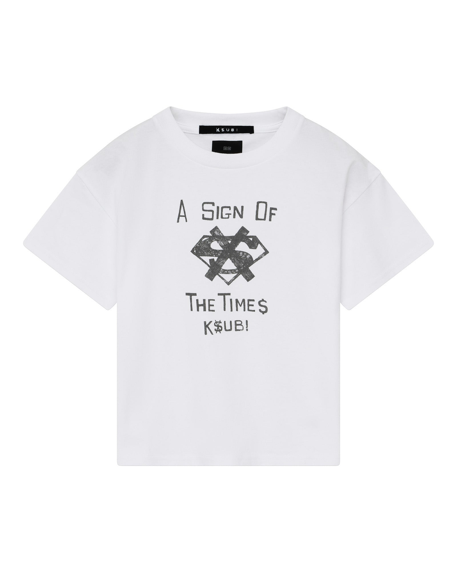 Kids The Sign Lil Biggie Ss Tee White Tees