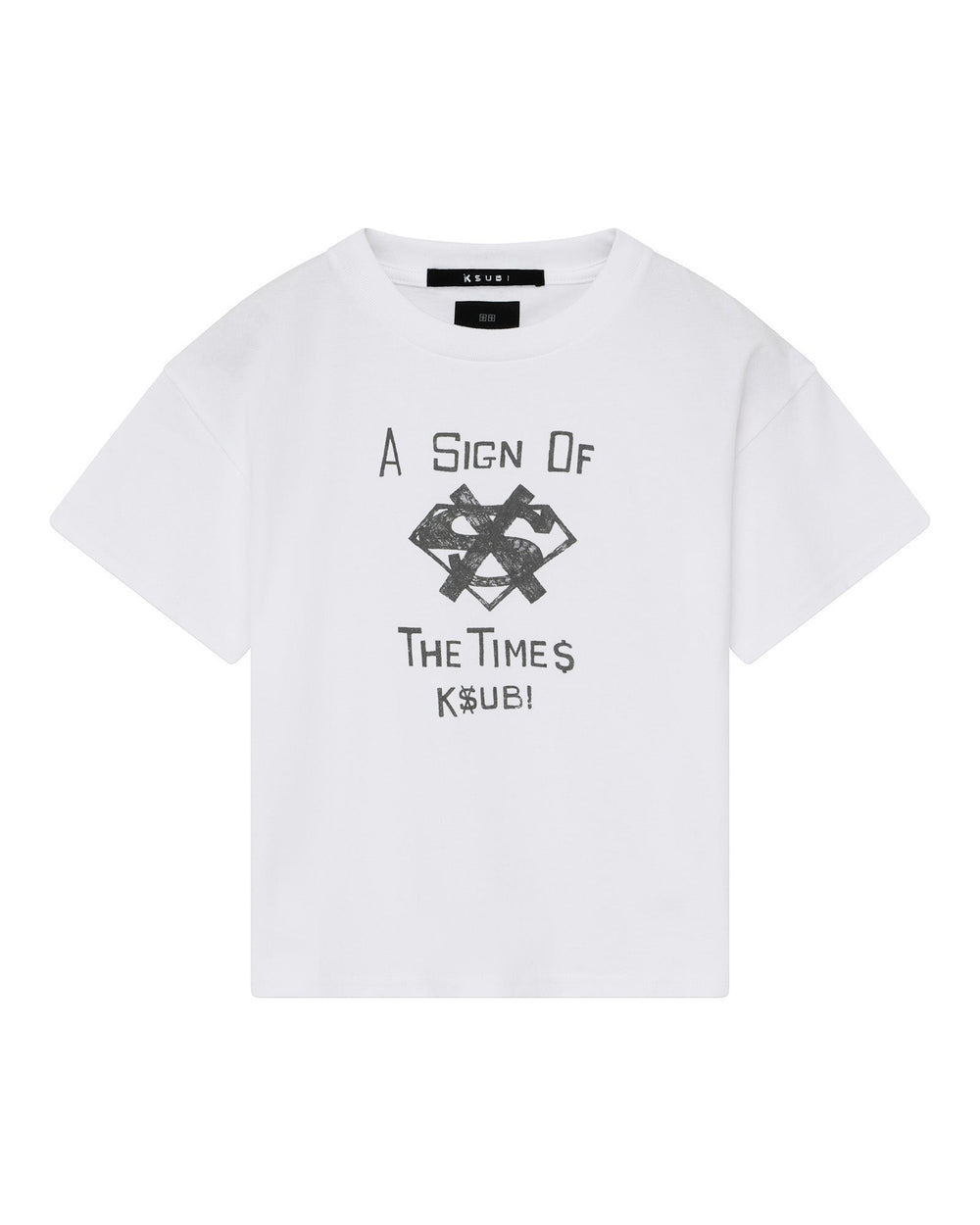 Kids The Sign Lil Biggie Ss Tee White Tees