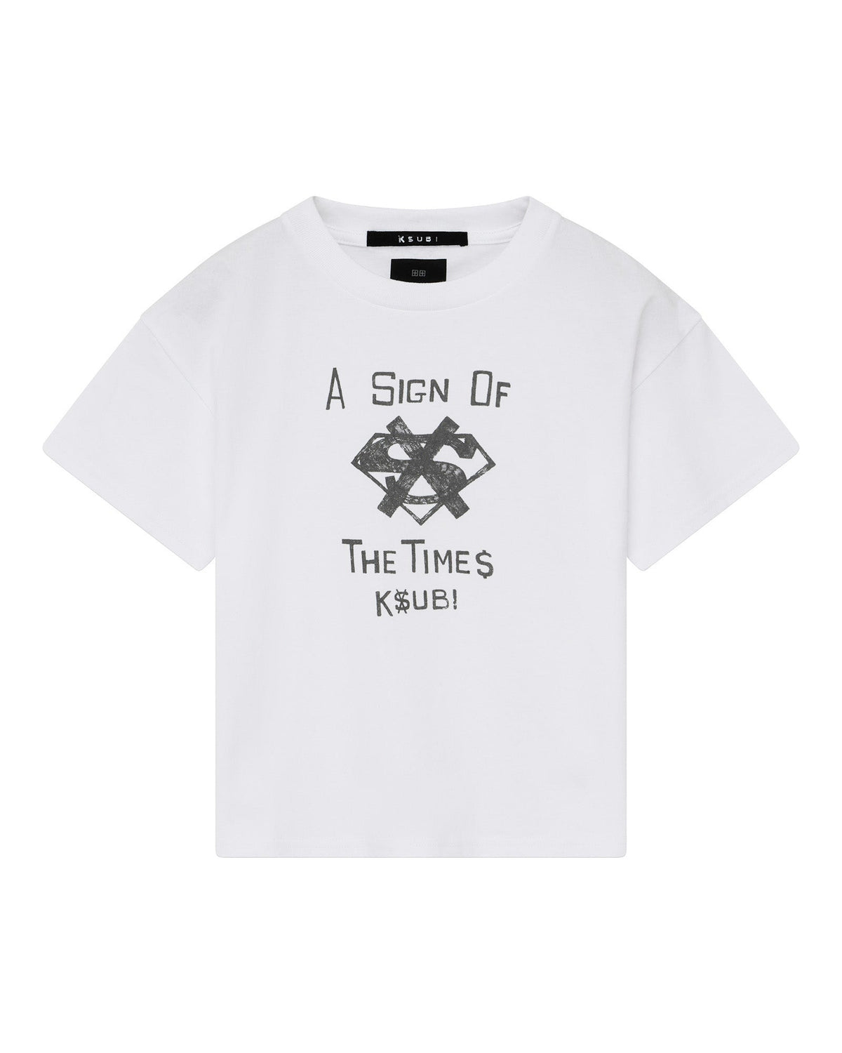 Kids The Sign Lil Biggie Ss Tee White Tees