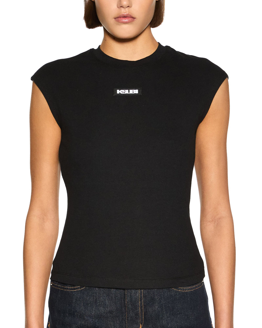 Staple Short Sleeve Full Length Tee - Black