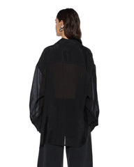 Womens Labels Astra Ls Shirt Black Shirts