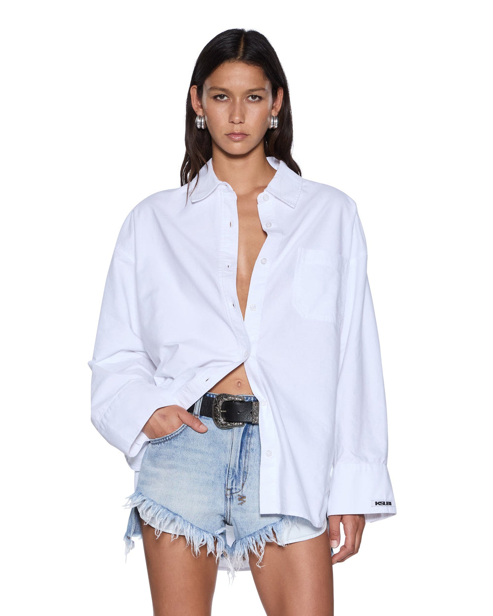 Womens Astra Ls Shirt White Oxford Shirts