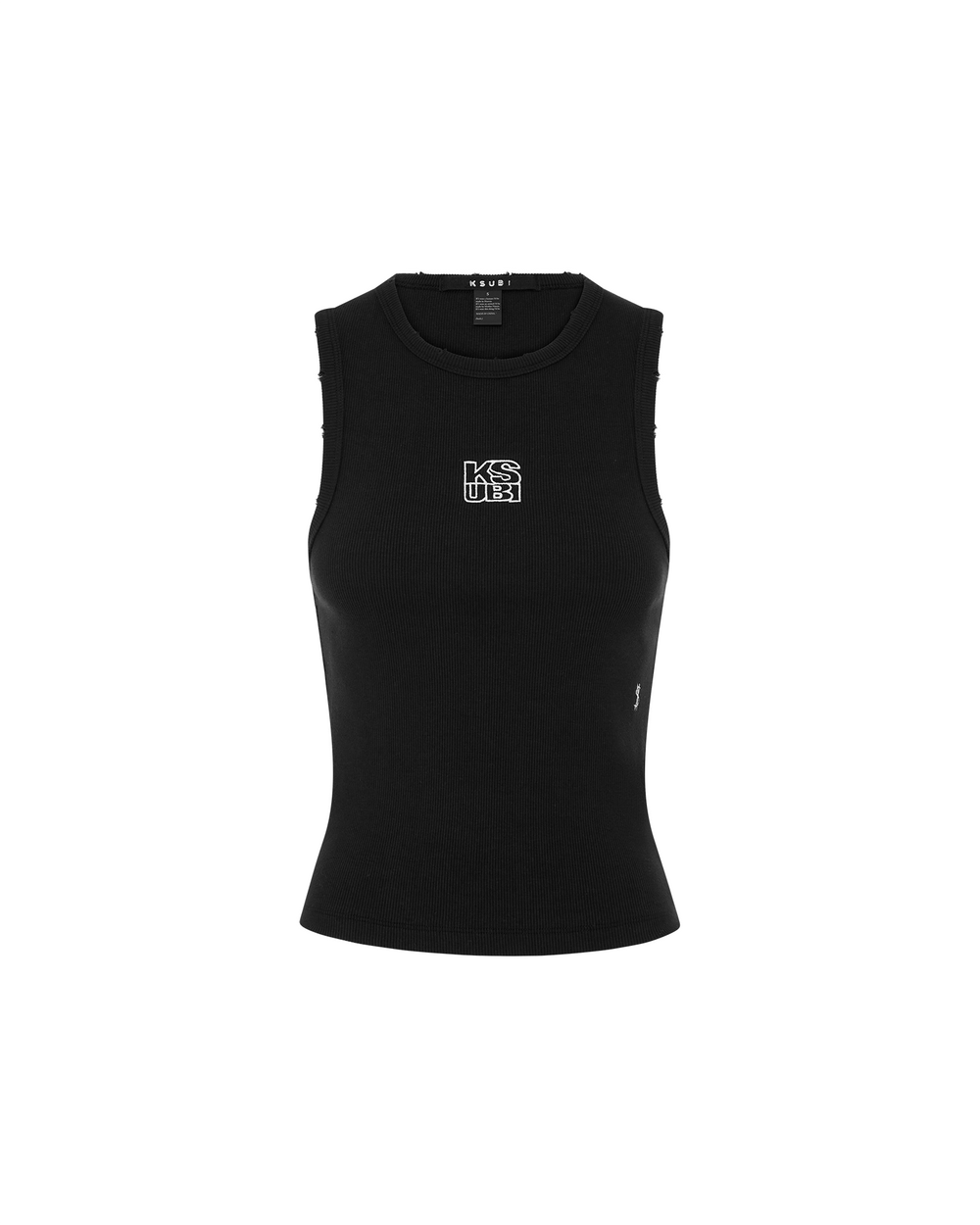 Stacked Syndicate Racer Back Tank - Xtra Black