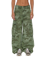 Womens Ksuper Cargo Pant Hash Camo Pants