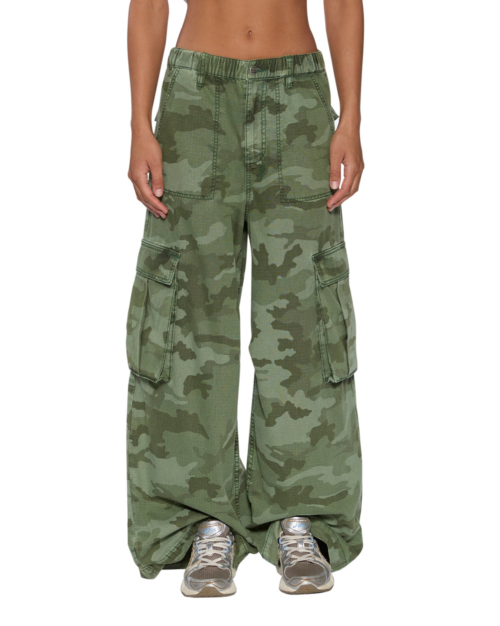 Womens Ksuper Cargo Pant Hash Camo Pants