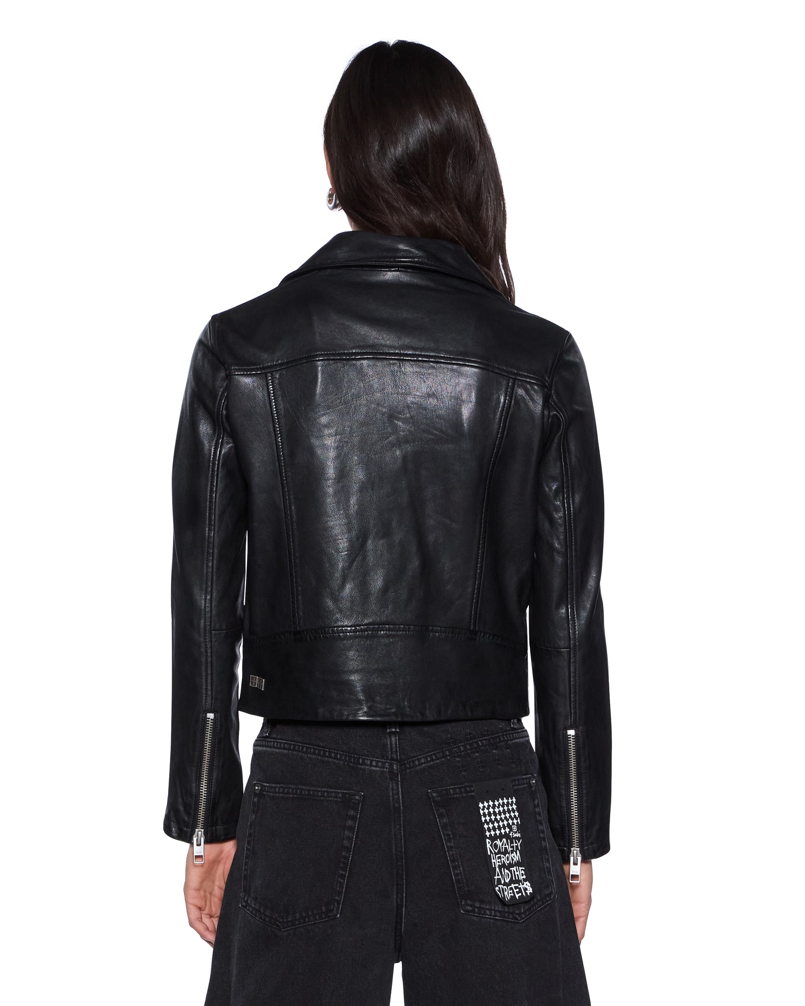 Buy Amplify Leather Jacket Black Women's Jacket