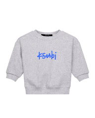 Kids Lil 1999 Biggie Crew Fleece Snow Marle Fleece