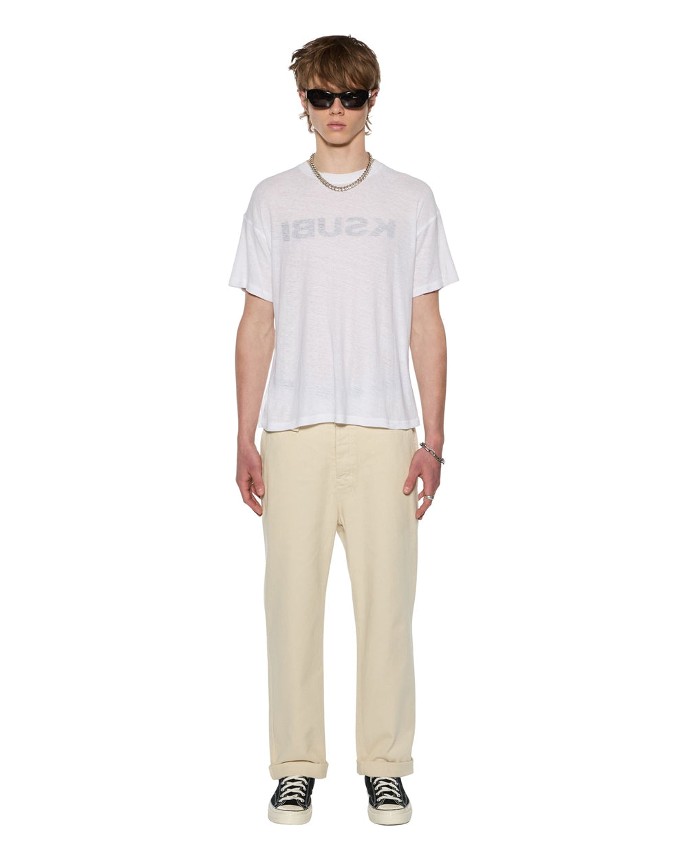 Mens Rival Chino Trouser Desert Pants