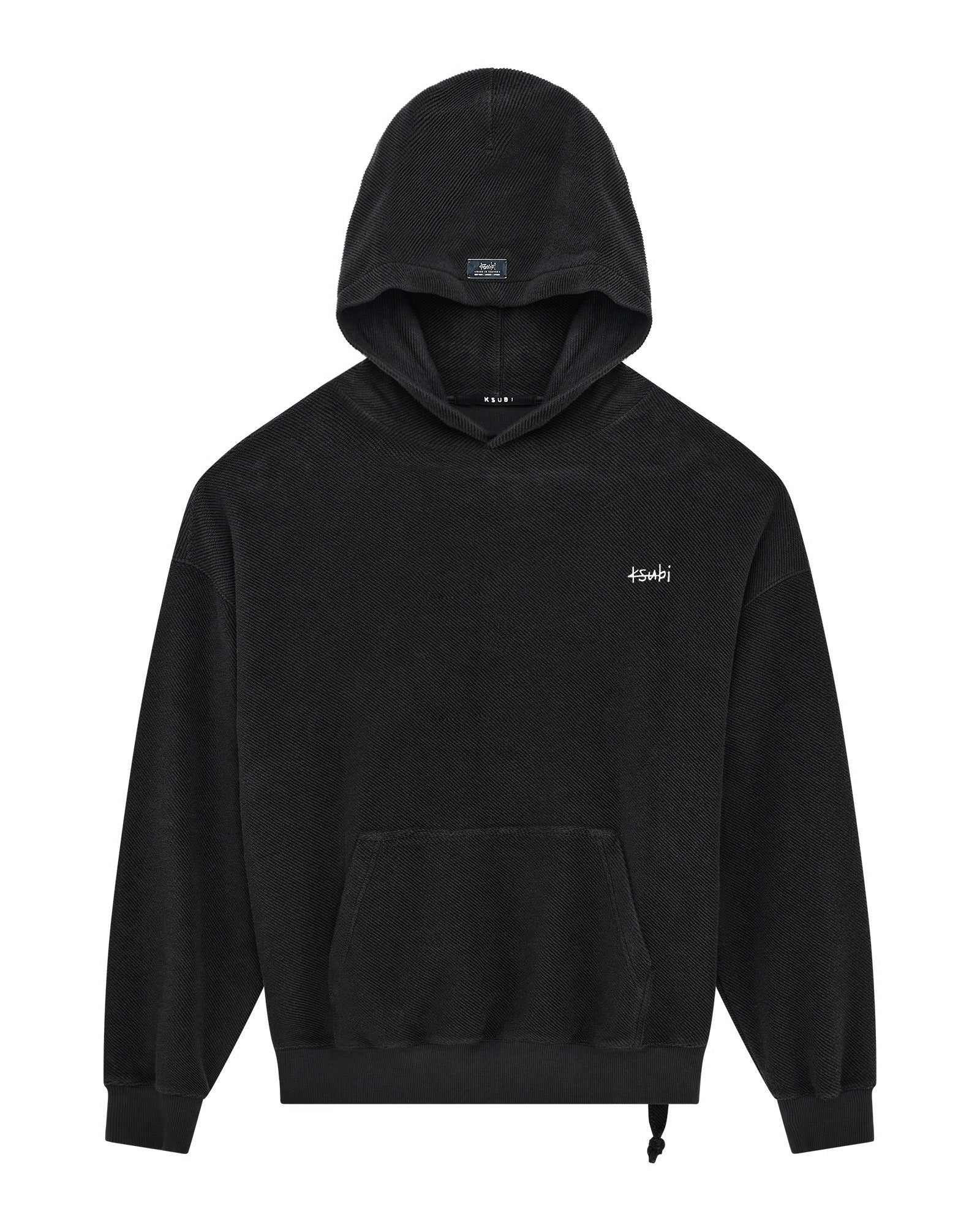 Mens 1999 Ekcess Hoodie Jet Black Fleece