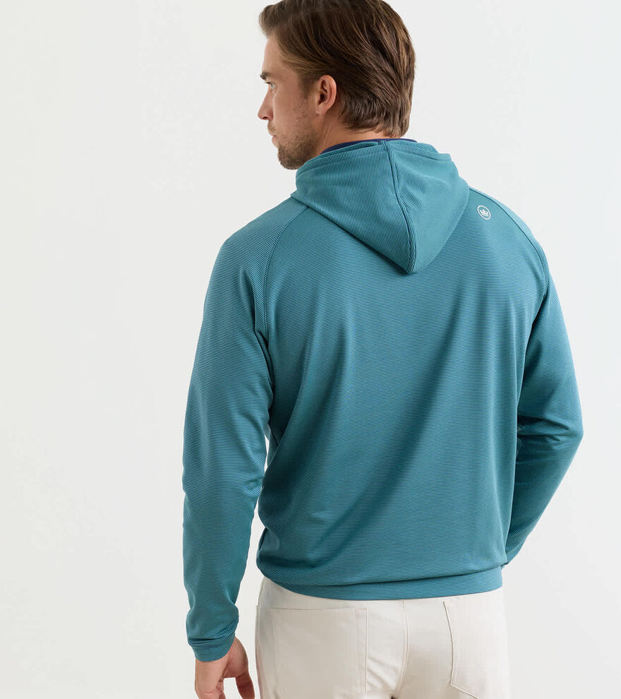 Pine Sugar Stripe Performance Hoodie SPORT NAVY