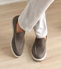 Excursionist Nubuck Venetian Loafer SMOKE