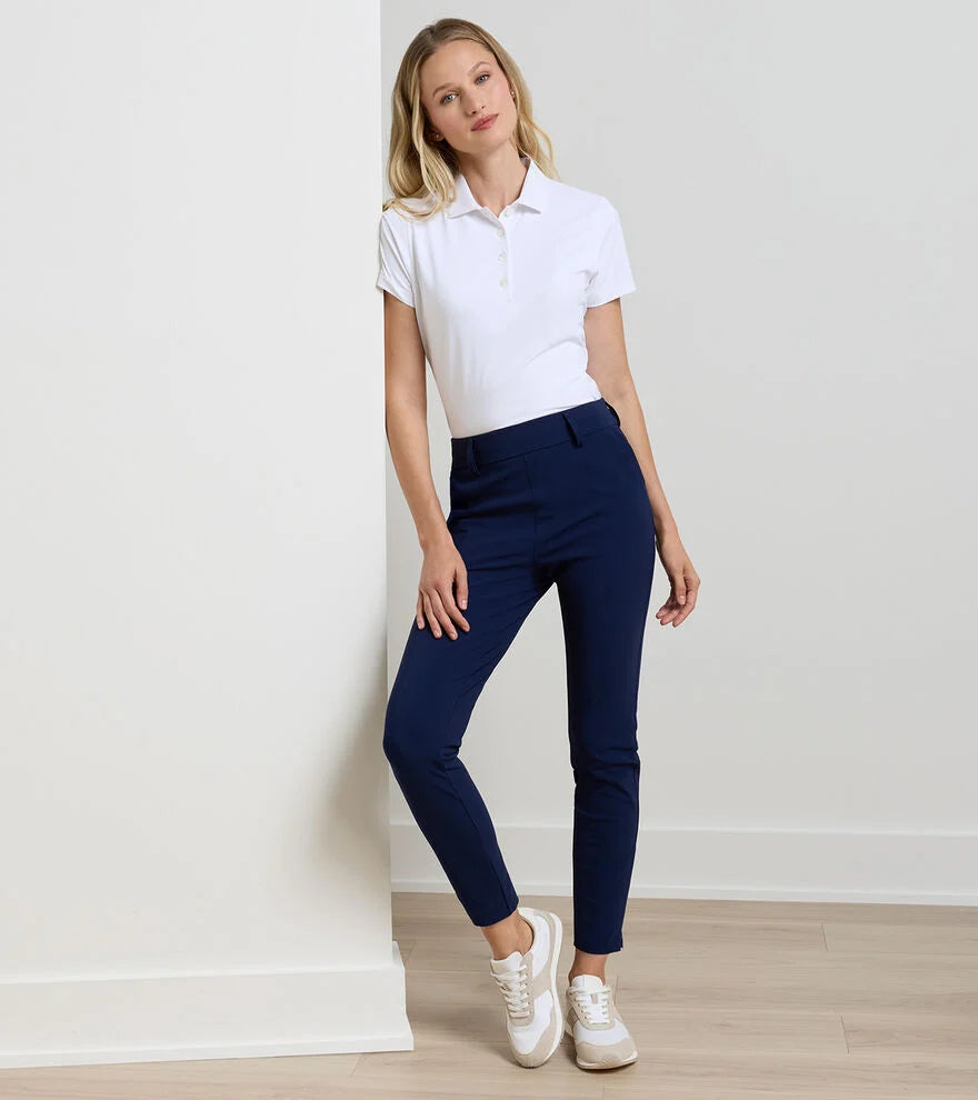 Bingham High Stretch Bonded Ankle Pant NAVY