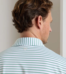 Dunnes Performance Jersey Polo WHITE / SNOW PEA