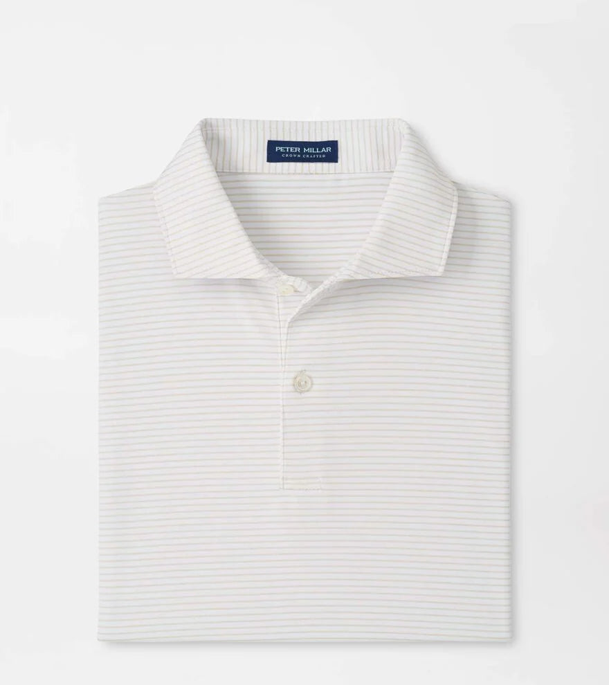 Ballad Performance Jersey Polo WHITE / TRUFFLE