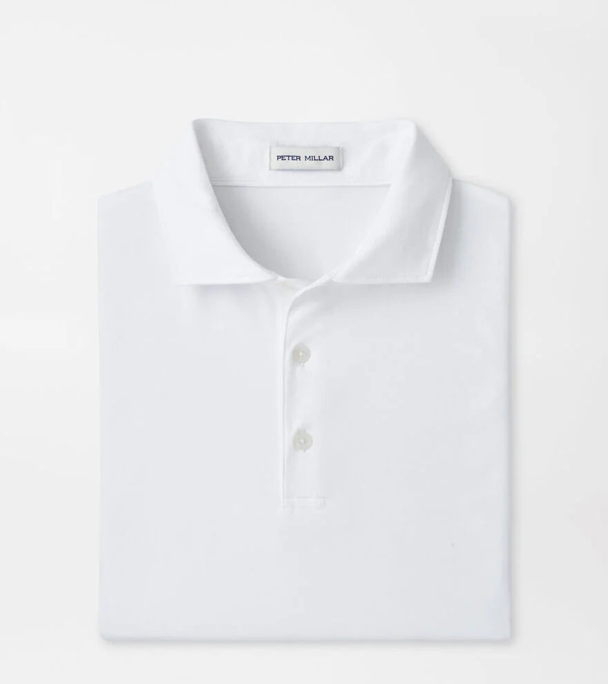 Crown Flex Cotton Polo WHITE