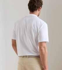 Crown Flex Cotton Polo WHITE