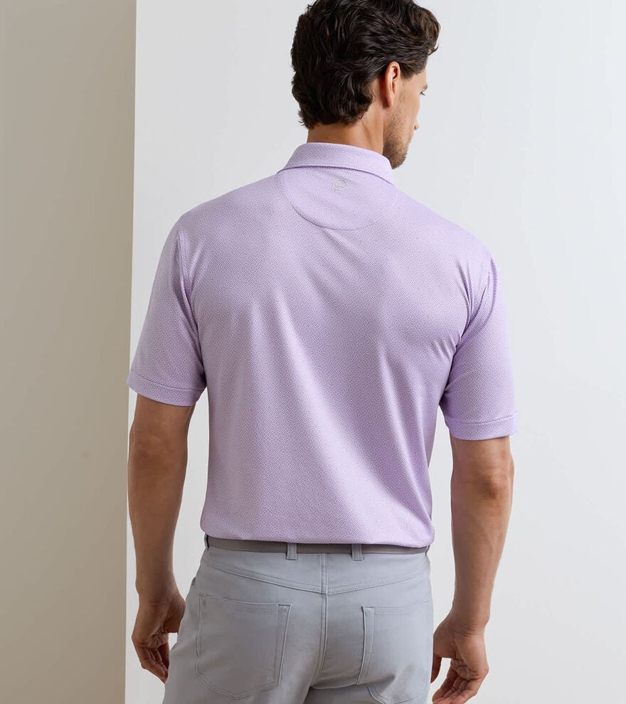 Ashgrove Performance Jersey Polo PURPLE IRIS