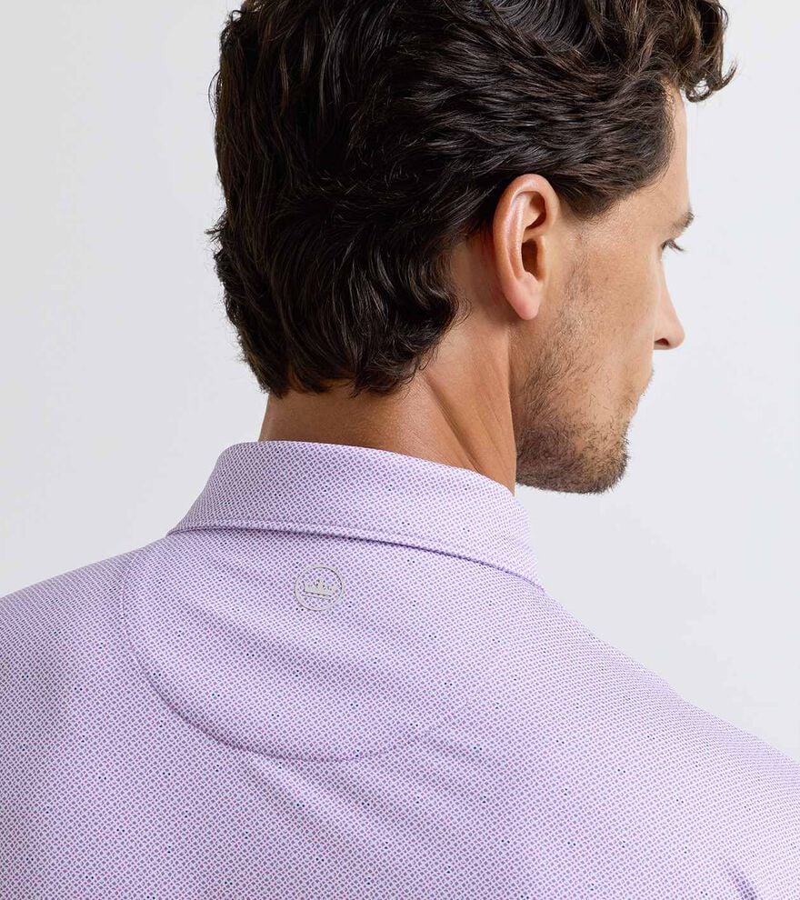 Ashgrove Performance Jersey Polo PURPLE IRIS